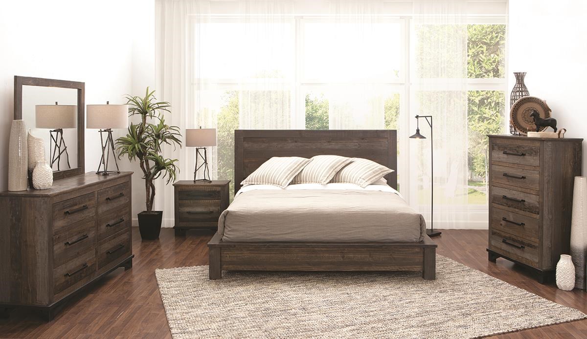 Low profile king bedroom set sale